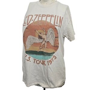 Led Zeppelin T Shirt S US‎ Tour 1975 Icarus Classic Rock Licensed 2022